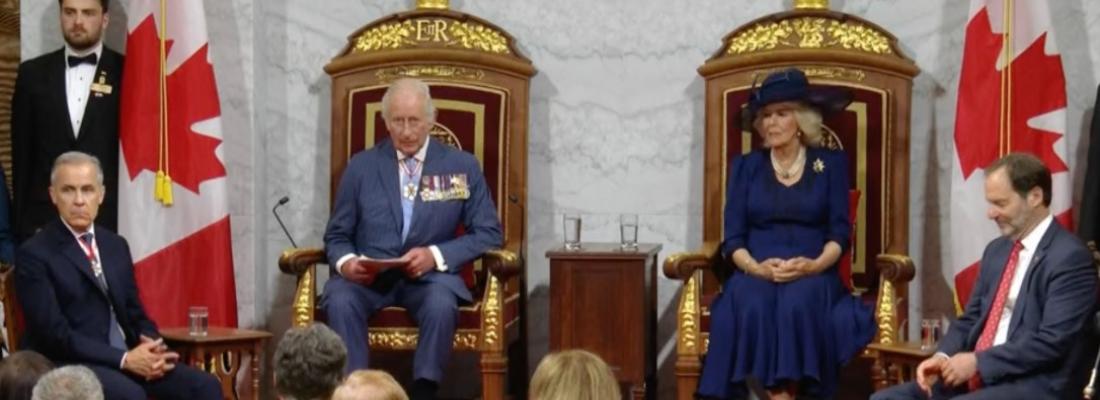 King Charles III opens Parliament by delivering the Speech from the Throne. (Photo via X.) King Charles III opens Parliament by delivering the Speech from the Throne. (Photo via X.)