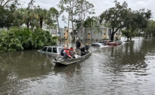 Rescue workers assist those in need after two hurricanes devastated parts of the U.S. (Photo: Florida Fish and Wildlife via Flickr.)